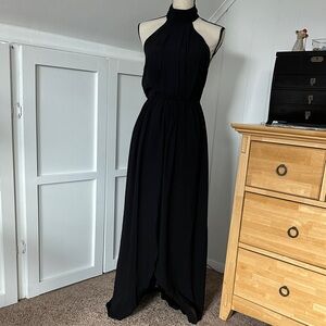 Pink Lily Black High Low Dress